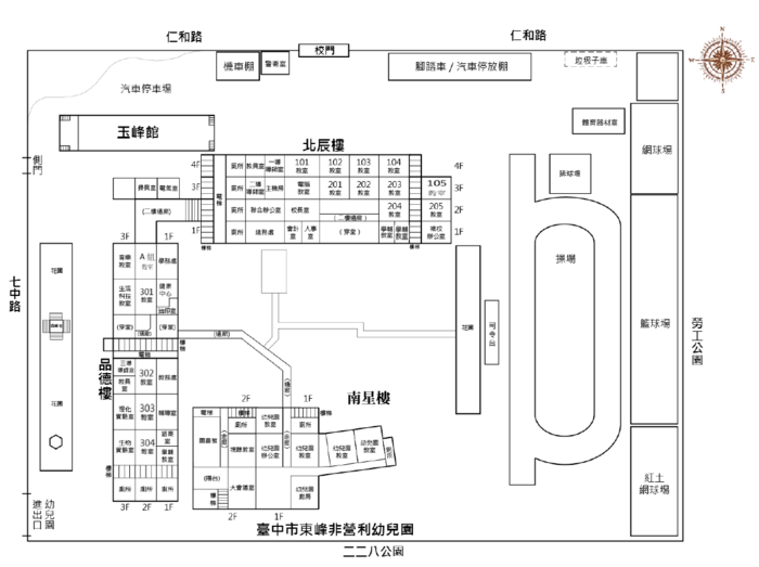 114學年度校園平面圖